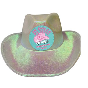 bachelorette cowboy hat, nashville bachelorette cowboy hat, personalized cowboy hat, austin bachelorette cowboy hat, dolly