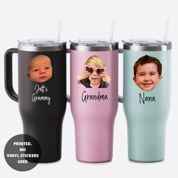 grandma tumbler - 40oz tumbler with handle - quencher dupe tumbler - gigi tumbler - nana tumbler - mimi tumbler - water cup for grandma