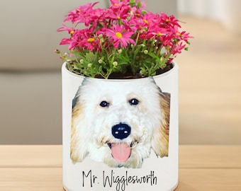 gift for dog lovers, gift for dog mom, gift for dog dad, gift for dog parents, unique planter, funny planter, plant pot, custom planter pot