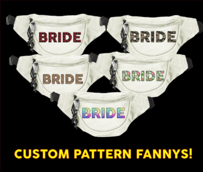 Bachelorette Party Bum Bag- Hip Bag Gift for Her- Personalized Gift Bride Gift Belt Bag- Party Favors Fanny Pack bridesmaid gift