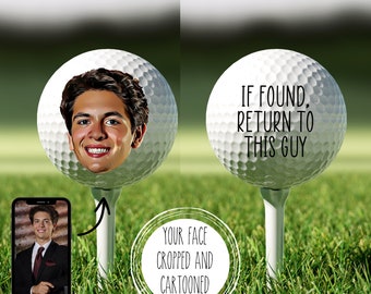 custom golf balls, golf gift, gift for golfer, fathers day gift, gift for husband, gift for grandpa, groomsmen gift, best man gift, golfball