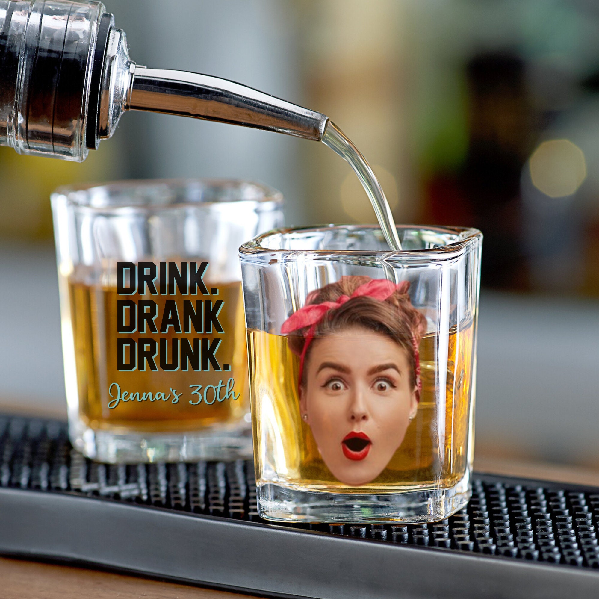 Shot glass party favor 30th birthday party favor 30th party Etsy