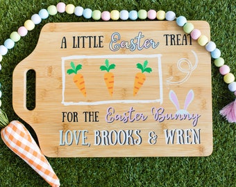 Easter Treat Tray, Personalized Easter Decor, Easter Decor, Easter Present, Easter Bunny Decor, Easter Gift, Easter Basket Filler