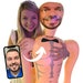 blow-up doll, bachelorette gift, bachelorette party decorations, bachelorette favor, gag gift, blow up doll, inflatable man, blow up man 