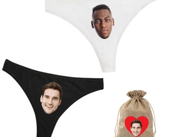 Personalized Face Panties, Bachelorette Bridal Gift