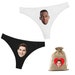 personalized panties for bride to be, bachelorette gift, bridal shower gift, gift for bride, bachelorette thong, gift for bachelorette, face 