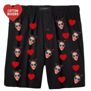 Personalised Boxer Shorts, Funny Boxers for Men, Valentines Day