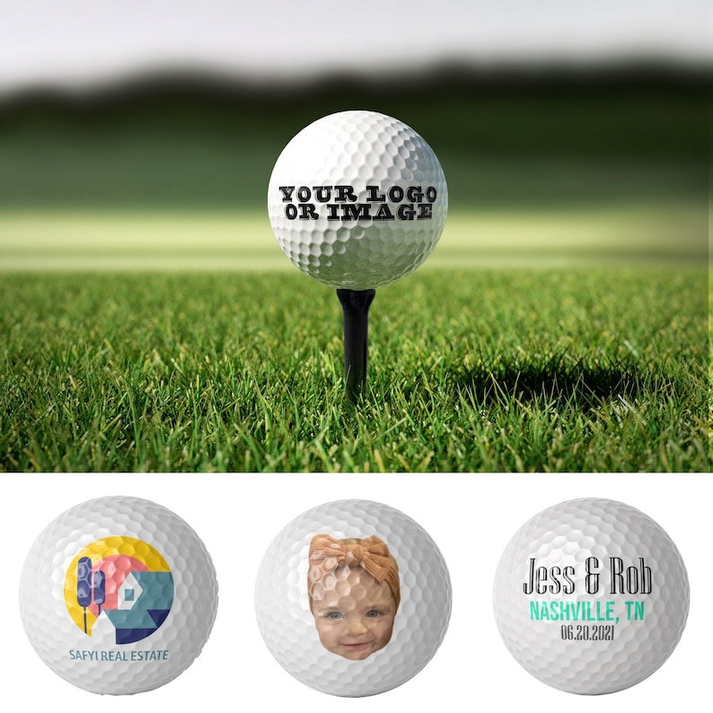 Custom Golf Balls Golf Gift Gift for Golfer Fathers Day Etsy