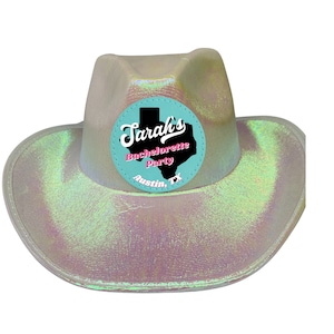 bachelorette cowboy hat, nashville bachelorette cowboy hat, personalized cowboy hat, austin bachelorette cowboy hat, texas bachelorette