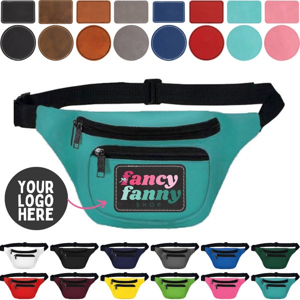 logo fanny pack - promotional item - promotional bag - logo bum bag - custom fanny pack - wording fanny pack- printed fanny pack