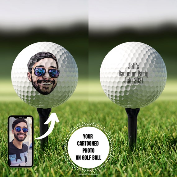 Custom golf balls golf gift gift for golfer fathers day Etsy
