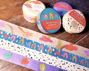 Rainbow Washi Tape - Holographic Rainbow - Holographic Sticker - Journal Scrapbook Supplies - Christmas Gift Ideas For Teens