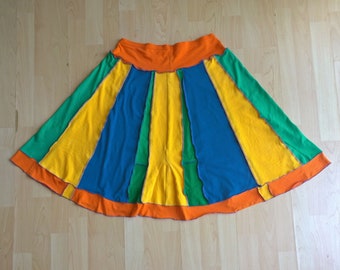 Skirt/Upcycled Clothing/Recycled/Eco/Summer/Festival Clothing/Beach Wear/Holiday/Unique Clothing/Funky/Boho Clothing/Women's Clothing/OOAK