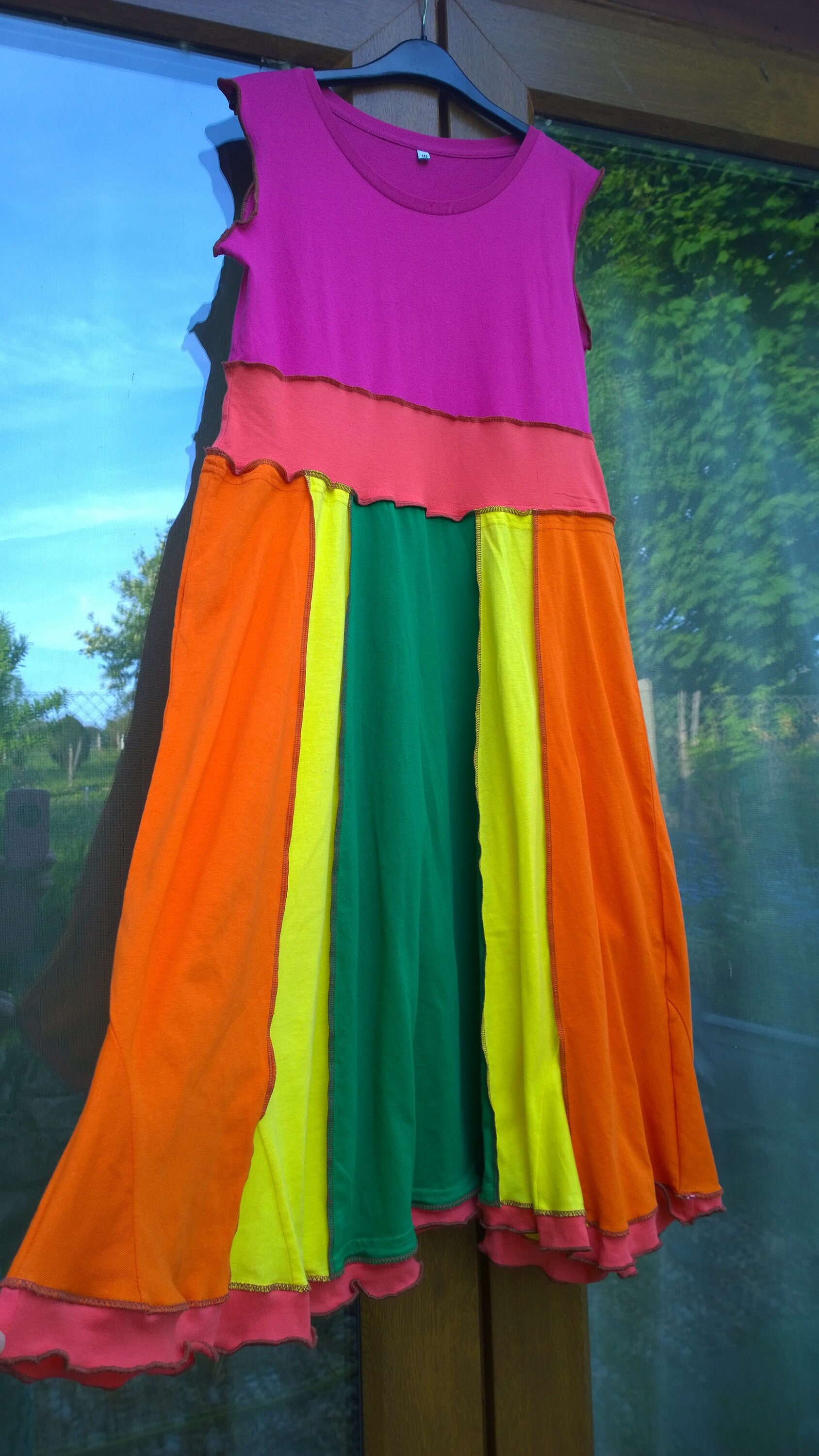 Summer/dress/upcycled Clothing/recycled/eco/rainbow/festival Clothing/beach  Wear/holiday/boho Clothing/for Women/ooak/pride -  Canada