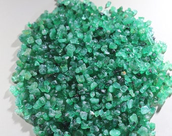 Natural Emerald Rough 1-5 mm Good Quality Zambia Emerald Rough Sold by per gram