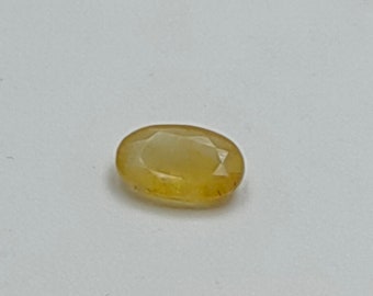 Natural Yellow Beryl Oval Cut 4.89 Cts Gemstone Brazil Natural Stone