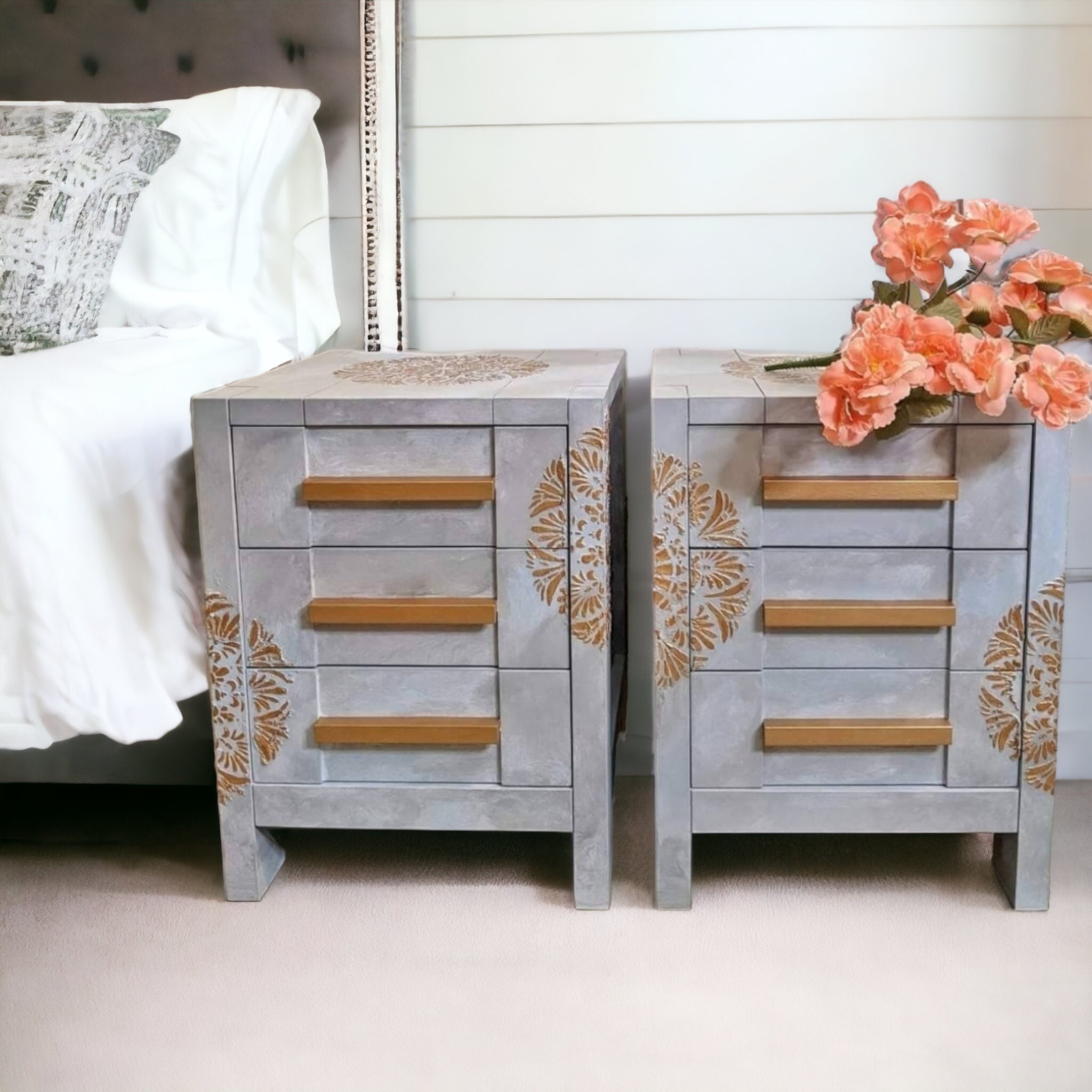 Chest of drawers with matching nightstand online