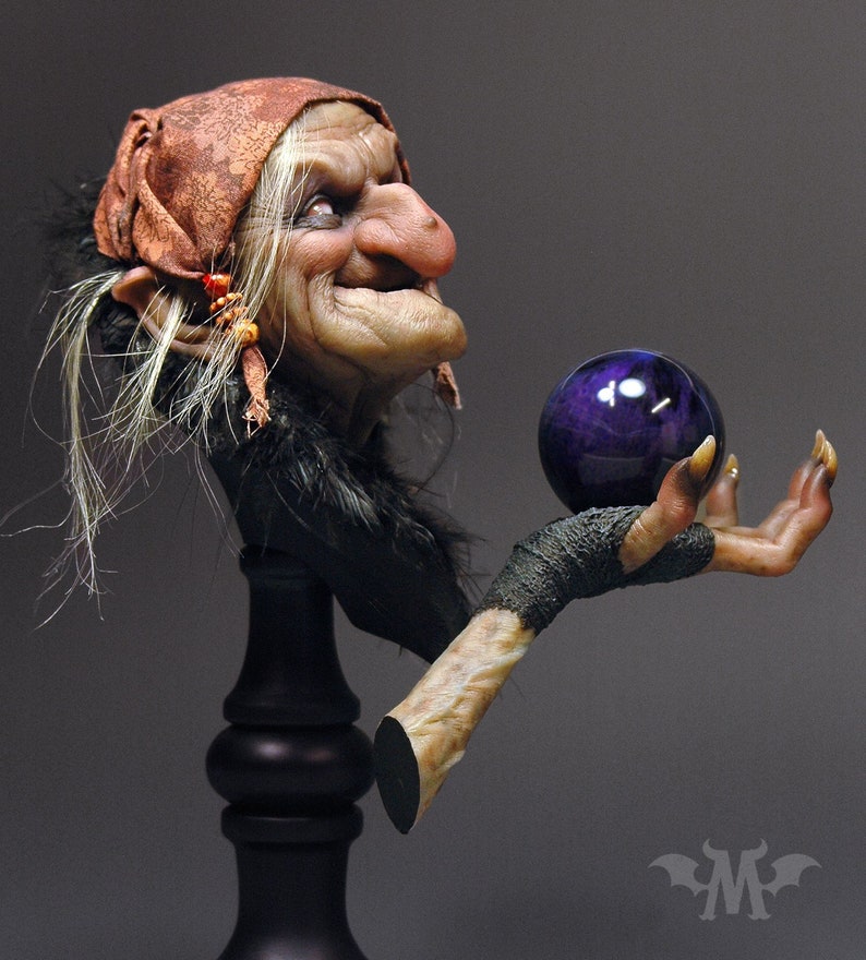 Andy Bergholtz Monsterpappa Maleva The Spell Fully Painted Etsy