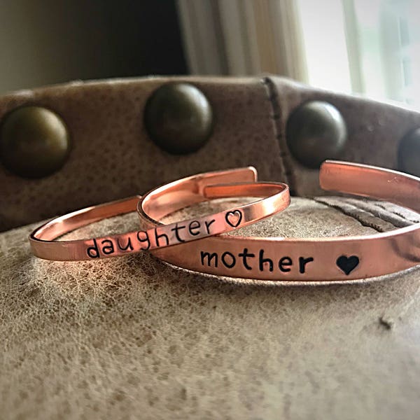 Mother/Daughter Bangle Cuff Set