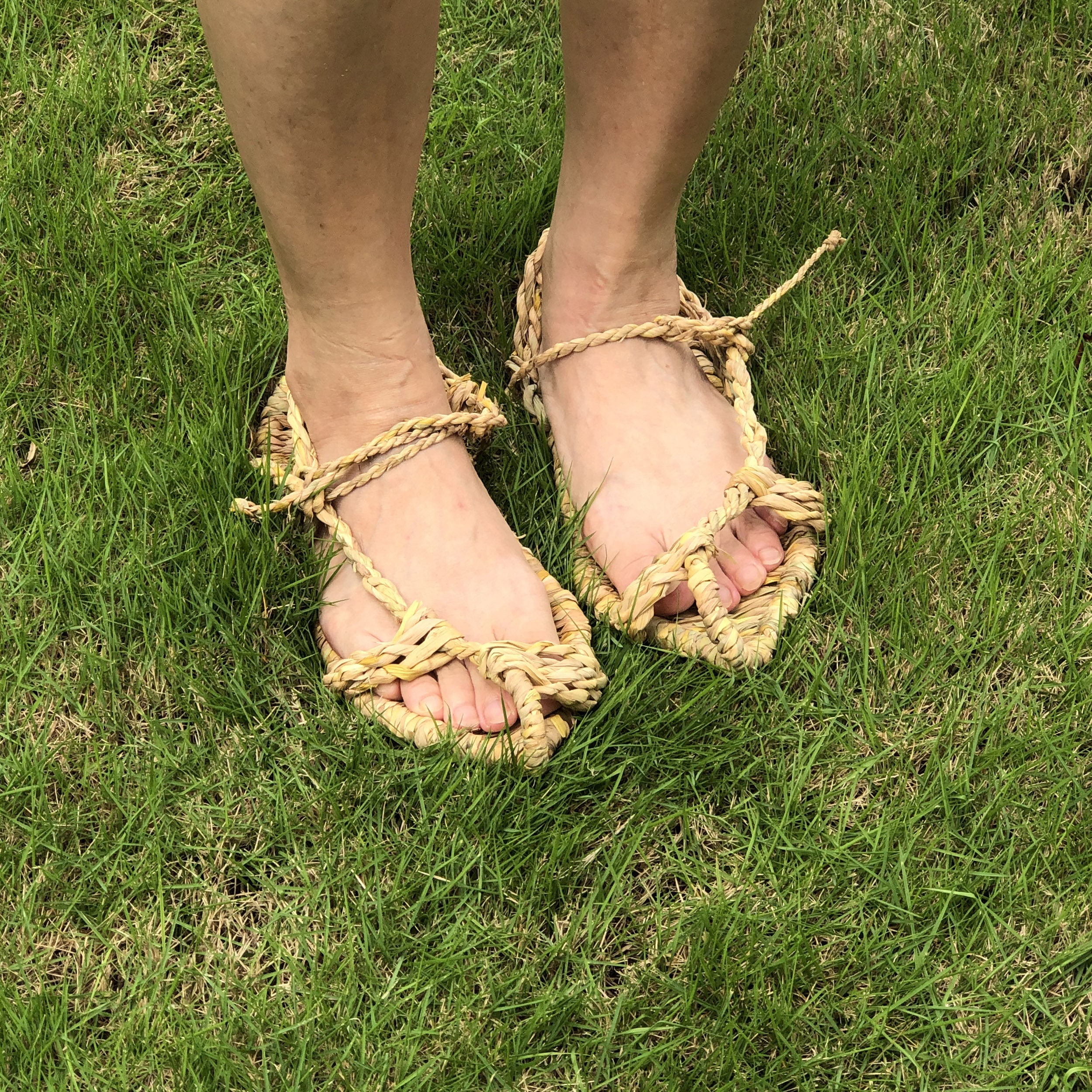Zori Sandals Straw Sandals Shoes Vintage Japan Sandal, Japanese Traditional Sandals Women's Men's Sandals Natural Sea Grass Sandals 