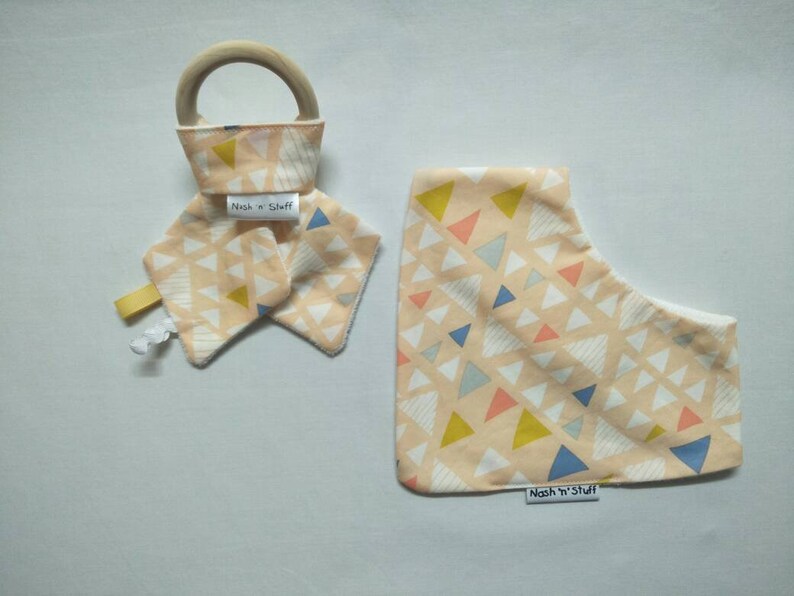 dribble bibs with teether