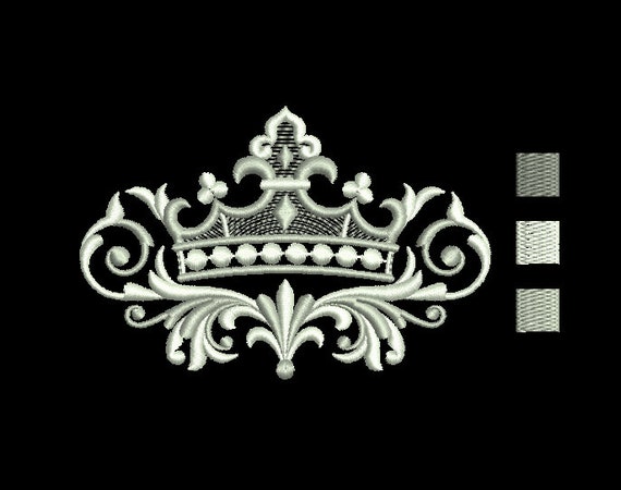 Mini Crowns Machine Embroidery Design File 