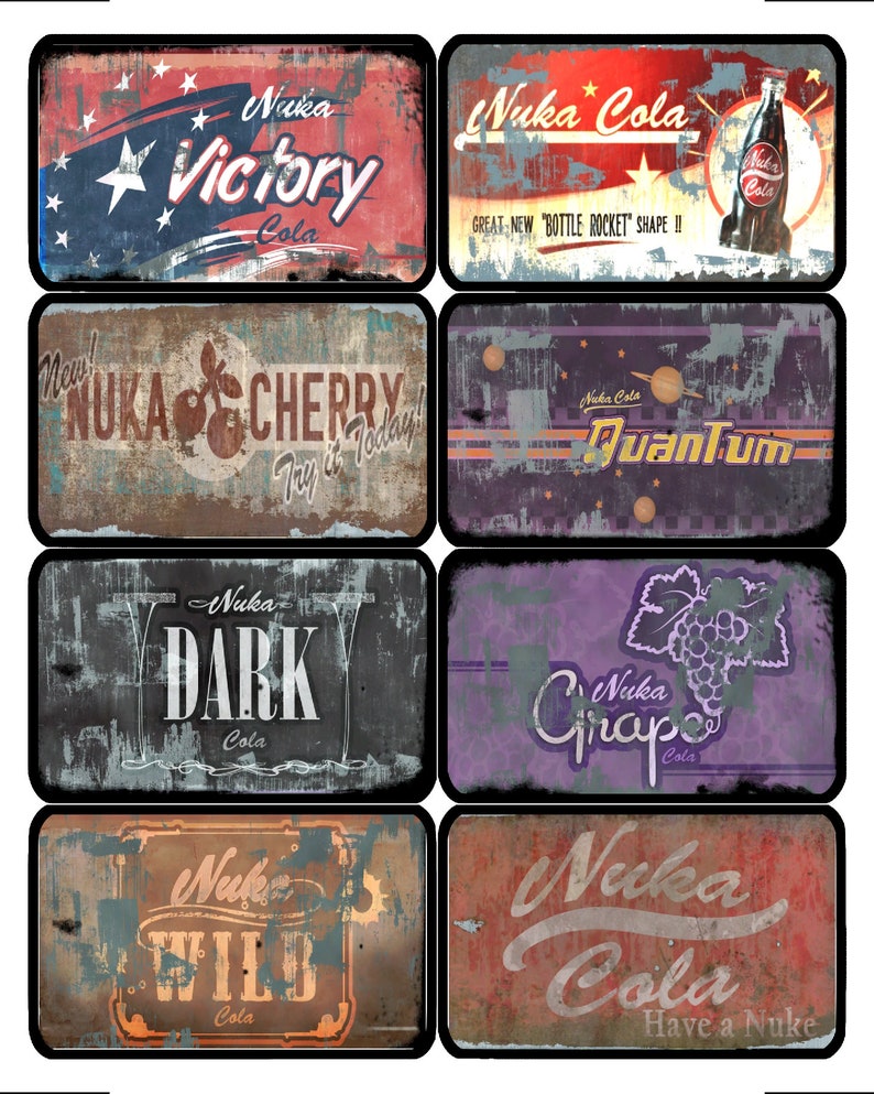 Fallout Cap Stash Tin With 18 Matching Bottlecaps, , Unofficial