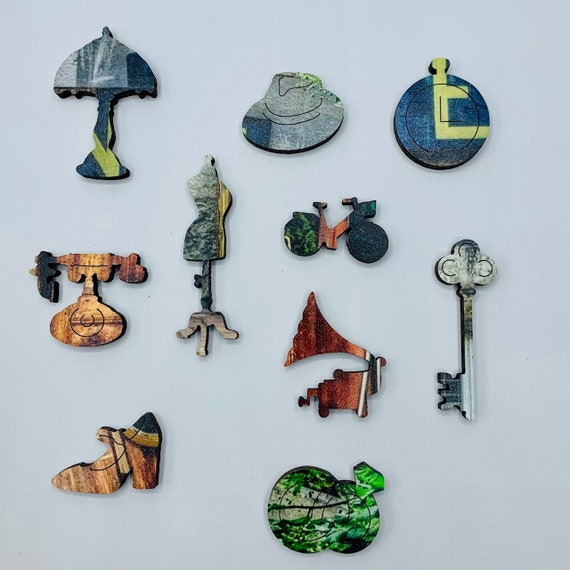 Antiquités - Zen Puzzle - Hand Crafted Artisanal Wooden Jigsaw