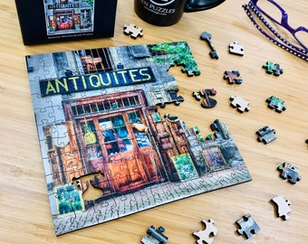 Antikviteter - Zen Puzzle - Handgjort hantverksmässigt träpussel