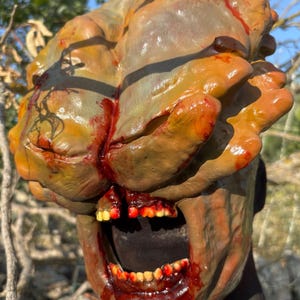 Maschera Clicker &quot;The last of us&quot; / Cosplay Horror realistico / Props Artigianale / Halloween Costume
