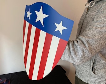1940s Captain America Shield Replica – First Avenger, Cosplay Display