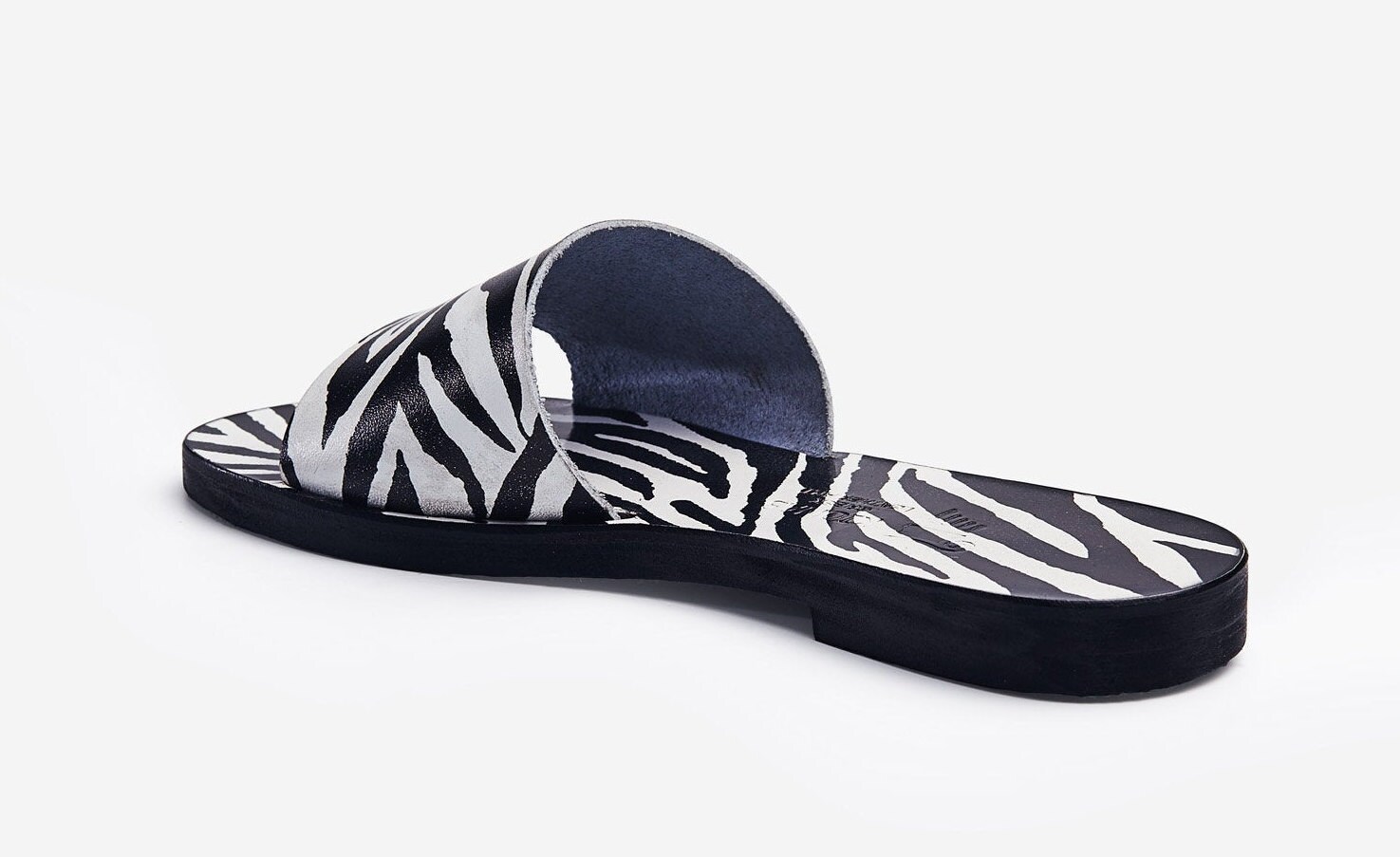 “& Other Stories” Zebra Slides Leather Slides - Brown Zebra - Shoes - & Other Stories NL