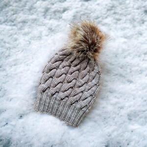 The CRISTINA Beanie Hat Knitting Pattern | PDF Hat Knitting Pattern ...