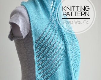 CITY LIGHTS Cowl Knitting Pattern | PDF Cowl Knitting Pattern | Fingering weight yarn | Beaded Cowl Pattern | Hand Knit | Knitting Pattern