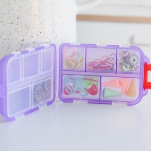Notions Travel Storage Case - Organization on the go, Knitting Storage, Stitch Marker Case, Notions Storage, Storage Container, Case Only