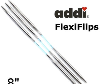 8 inch (20 cm) addi FlexiFlips Double Point Needles