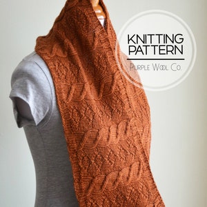 COPPER DOG Cowl Knitting Pattern | PDF Cowl Knitting Pattern | Worsted weight yarn | Worsted Scarf Pattern | Hand Knit | Knitting Pattern