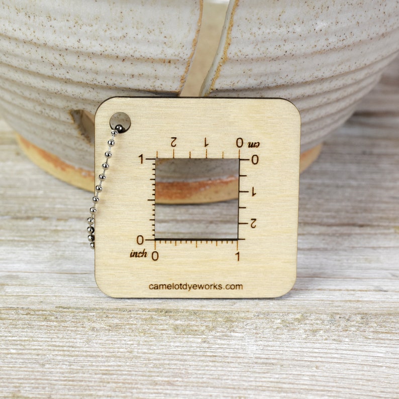 Knitting Swatch Gauge Wood Knitting Accessories Knitting Etsy