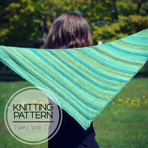 HOMESPUN MAGIC Shawl Knitting Pattern | PDF Shawl Knitting Pattern | Handspun yarn | Easy Shawl Pattern | Hand Knit | Knitting Pattern