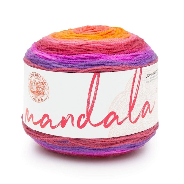 Lion Brand Mandala Yarn - DK Weight, Acrylic Yarn