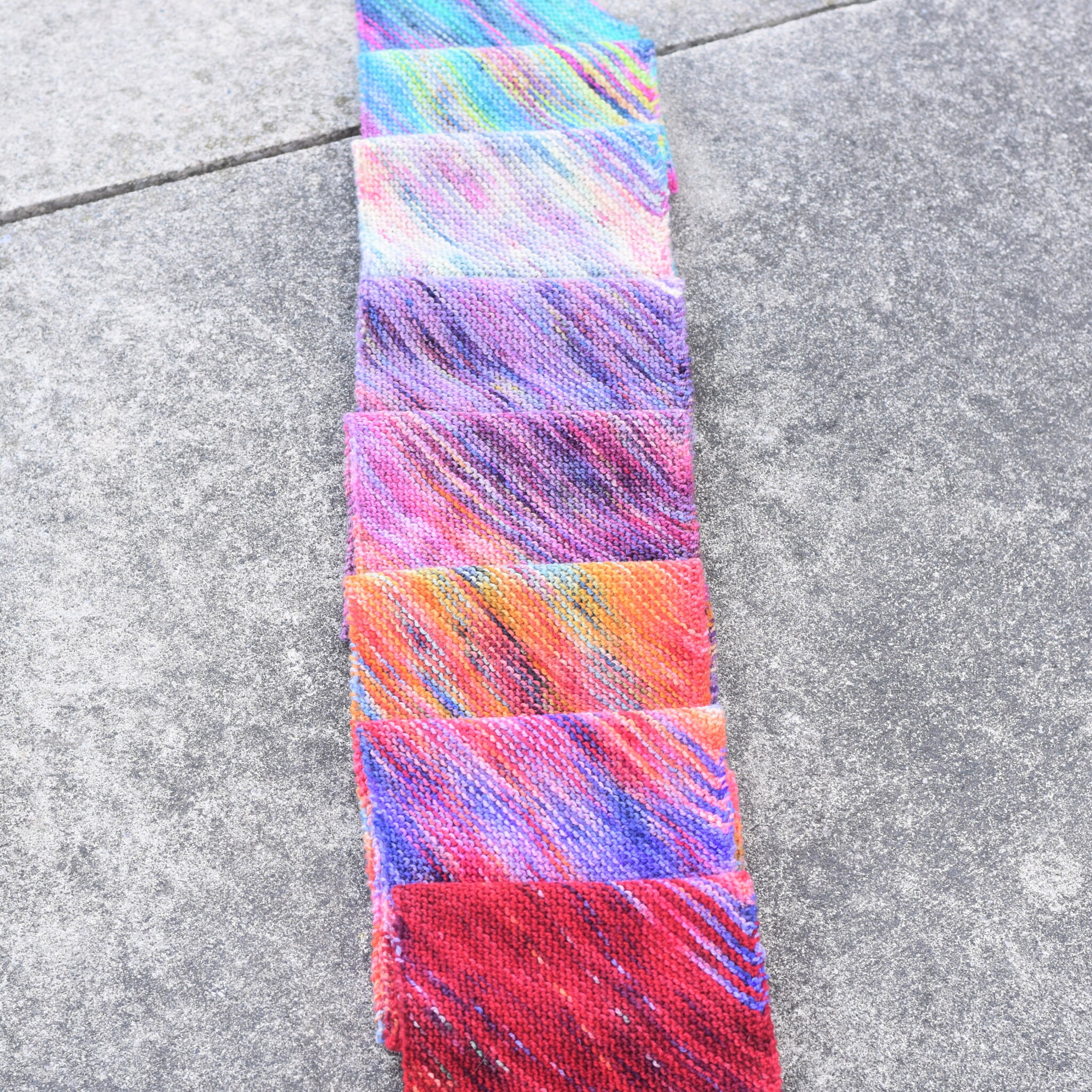 FIRESIDE FADE Scarf Knitting Pattern | PDF Scarf Knitting Pattern ...