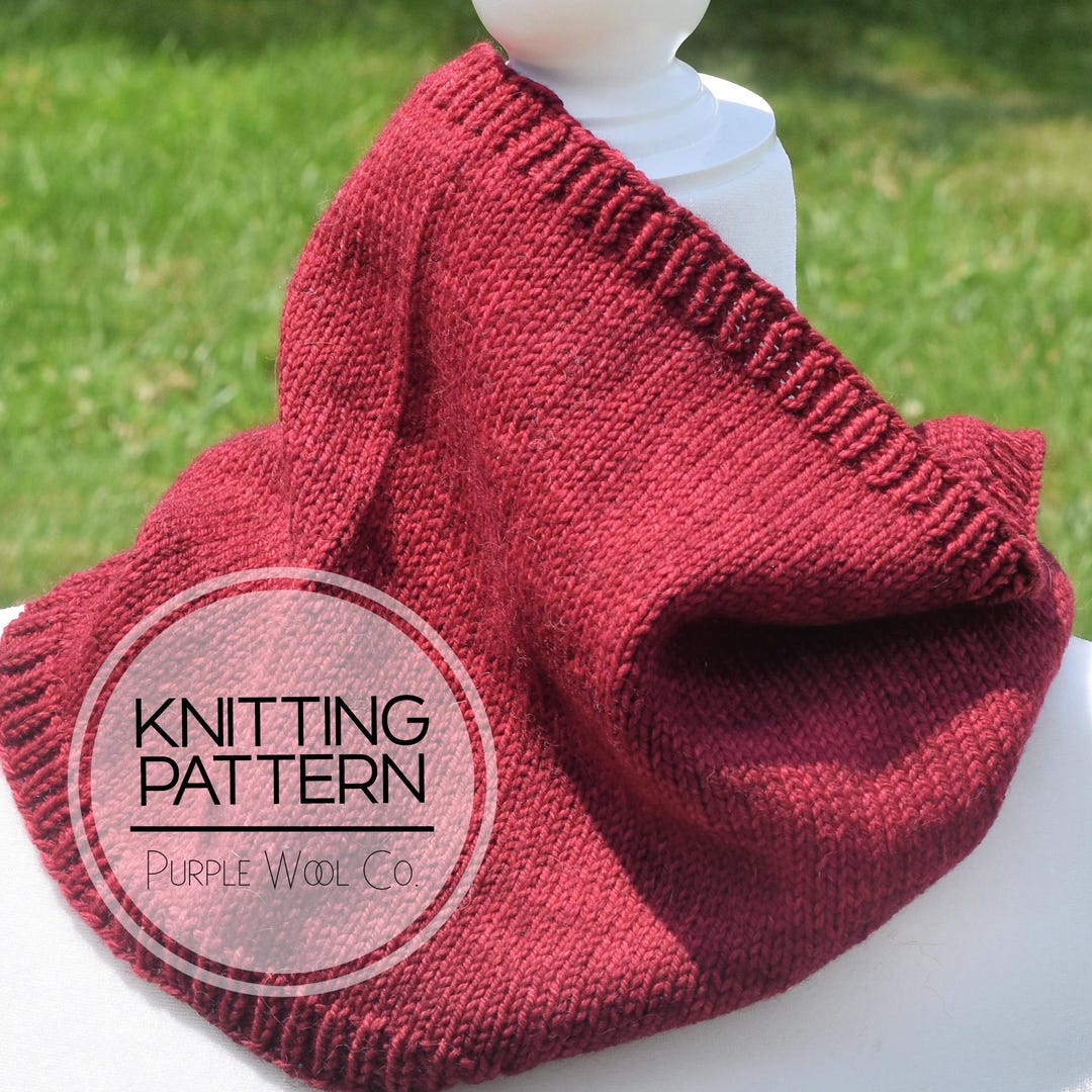 Dk Cowl Pattern EVERYDAY Cowl Knitting Pattern | PDF Cowl Knitting Pattern | DK Weight ...