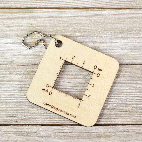 Knitting Swatch Gauge, Wood Knitting Accessories, Knitting Tools