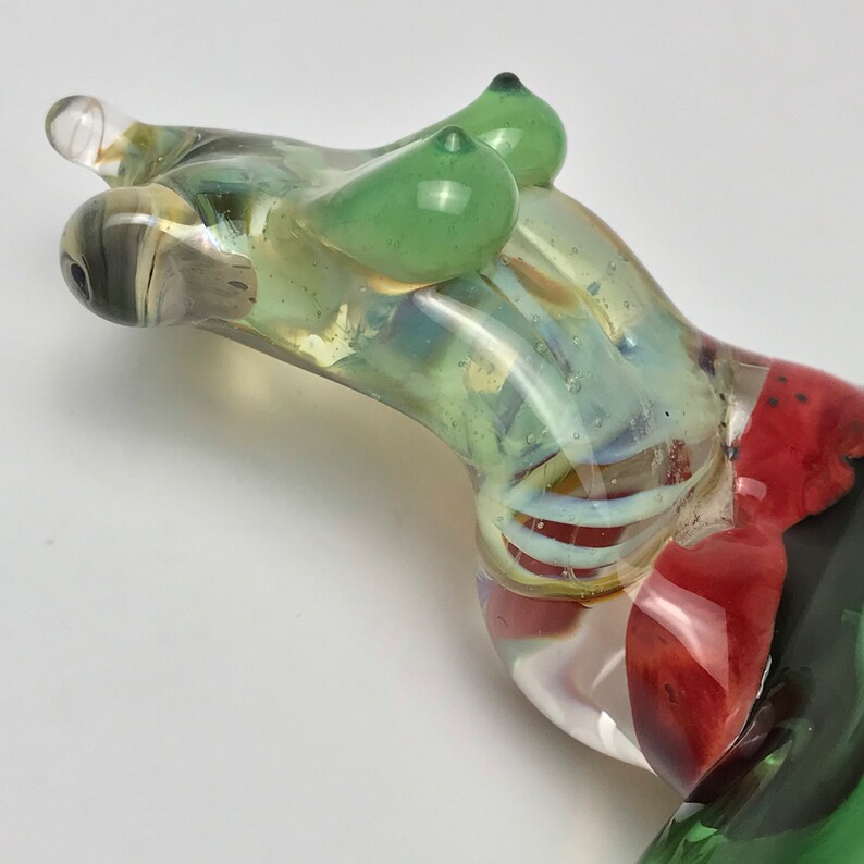 One of a Kind Naked lady handblown glass chillum, smoking pipe, pipe image 2