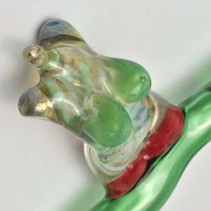 One of a Kind Naked lady handblown glass chillum, smoking pipe, pipe image 6