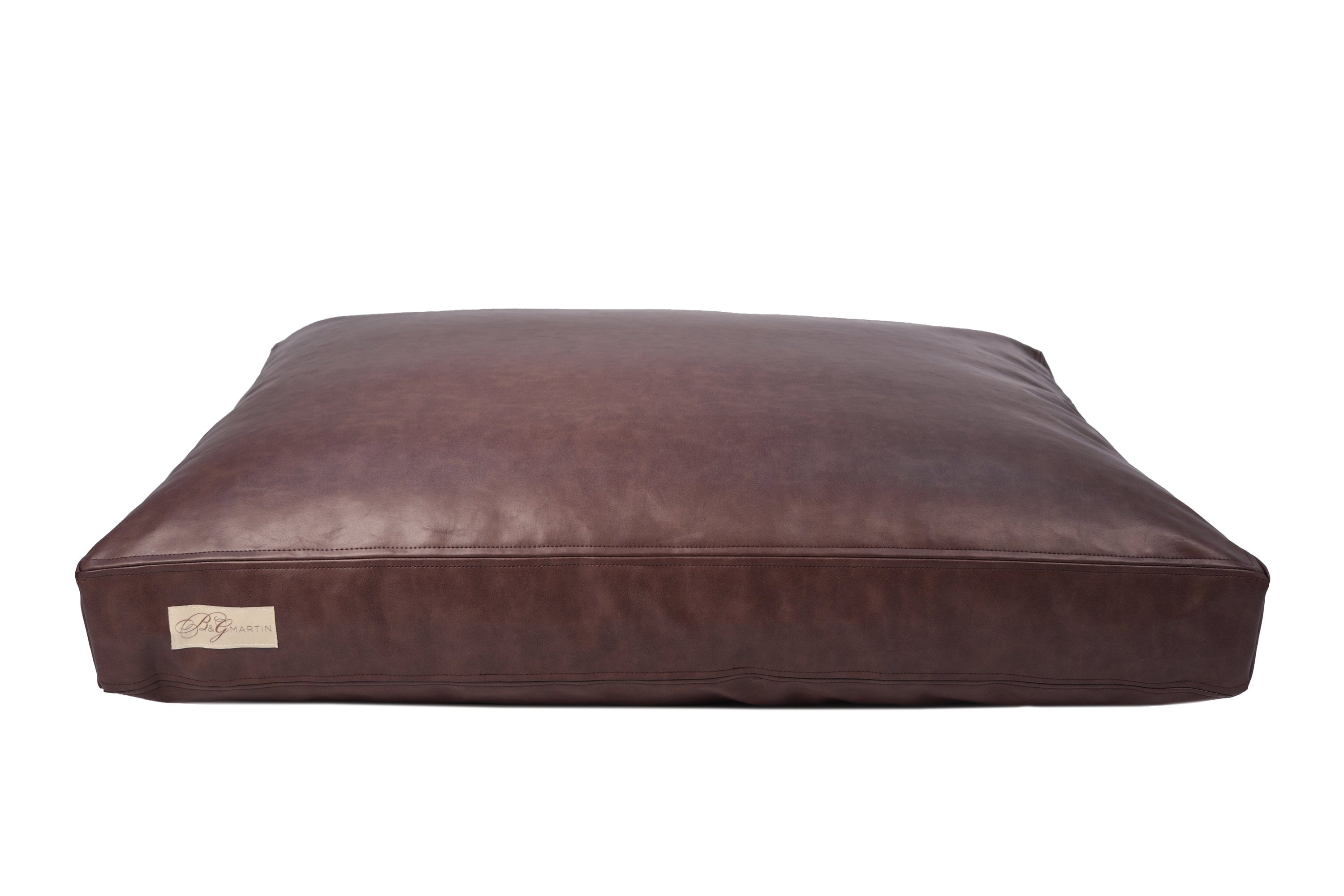 leather dog bed