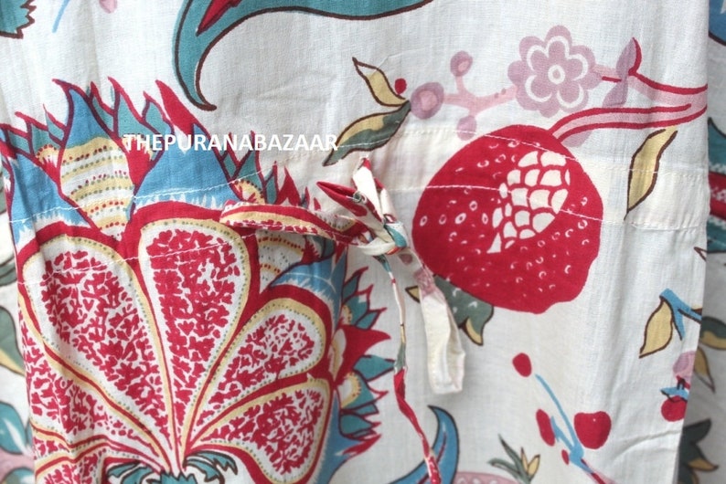 Resort kaftan Lounge wear Indian fabric kaftan Night dress Beautiful dress Caftan Summer kaftan Indian cotton kaftan Boho clothing