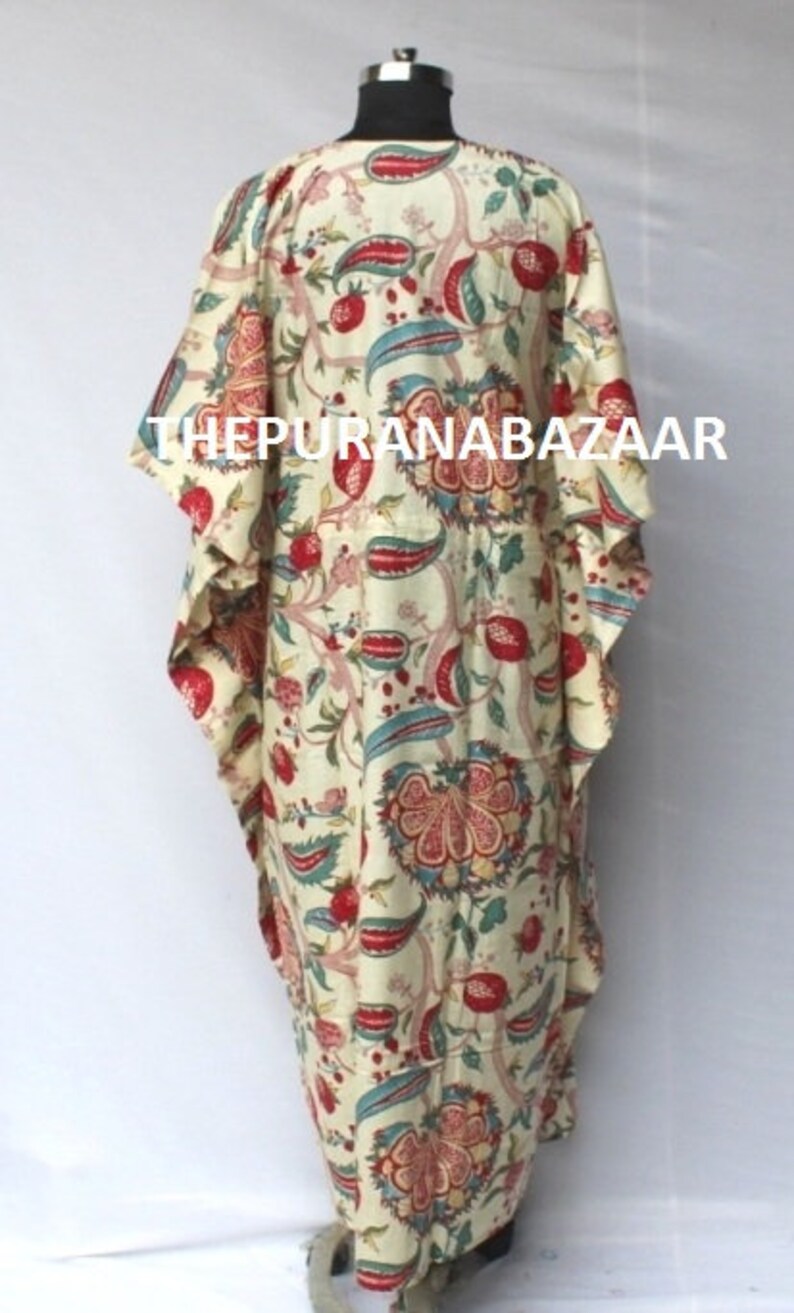 Resort kaftan Lounge wear Indian fabric kaftan Night dress Beautiful dress Caftan Summer kaftan Indian cotton kaftan Boho clothing