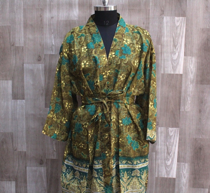 Night Wear Kimono Hippie Kimono Dress Bathrobe Women's | Etsy