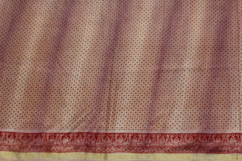 Vintage Indian Traditional Sari Clothing Art Deco Recycled Saree Art Silk Printed Fabric Women Wrap Floral Sari 5 Yrd Fabric FREE SHIPPING